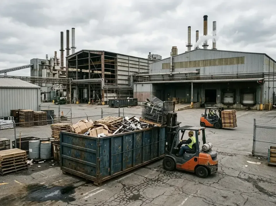 industrial-factory-scrap-conta-003 — frequently asked questions, Cheap Roll-off Dumpster Rentals in Dousman, WI